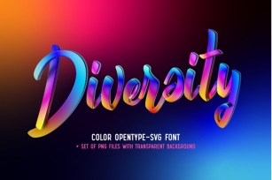 Diversity Color Bitmap Font Font Download