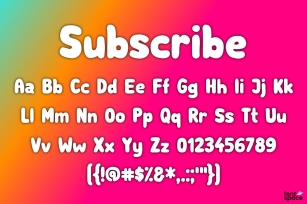 Subscribe Font Download