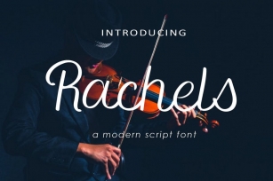 AM Rachels - Modern Script Font Download