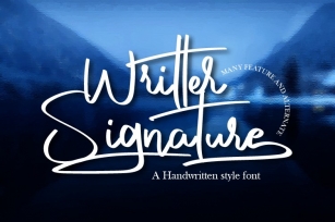 Writter Signature Feminime Font Download