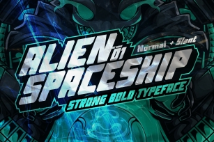 Alien Spaceship Font Download