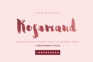 Rosamund Cyrillic  PS Styles Font Download