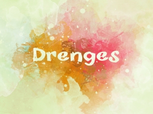 D Drenges Font Download