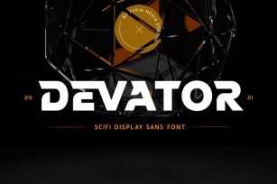 Devator - Modern Scifi and Sport Game Display Font Download
