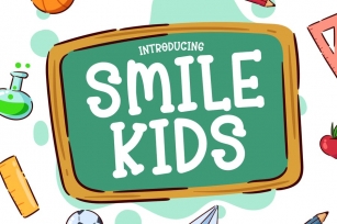 Smile Kids - Kids Display Font Font Download