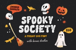 Spooky Society SVG Font Download