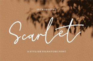 Scarlet Font Download