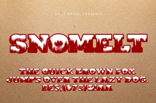 SNOMELT Font Download