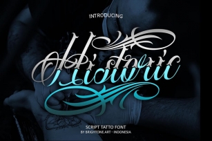 Historic - Tattoo Lettering Font Download
