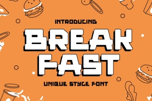 Break Fast - Quirky Display Font Font Download