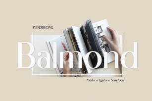 Balmond Modern Ligature Sans Serif Font Download