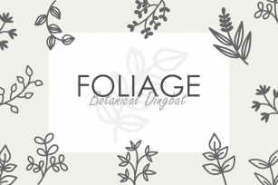 Foliage Font Download