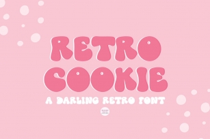RETRO COOKIE Playful Vintage Font Download