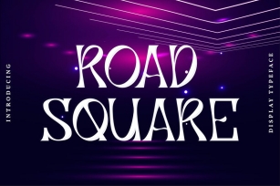 Roadsquare | Display Typeface Font Font Download