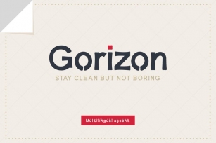 Gorizon Sans Serif Font Font Download