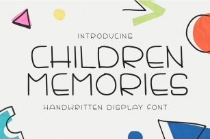 Children Memories - Handwritten Display Font Font Download