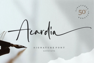 Acardia Signature Font Download