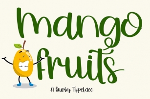 Mango Fruits Font Download