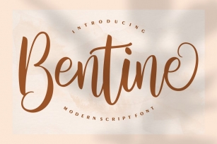 Bentine Modern Script Font Download