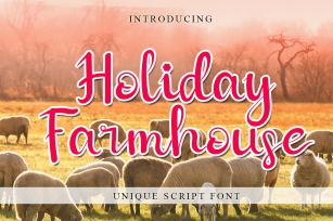 Holiday Farmhouse Font Download