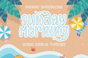 Sunday Morning Quirky Typeface Font Download