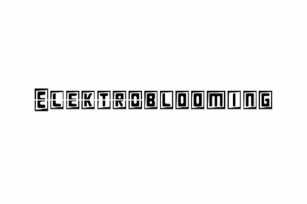 Elektroblooming Font Download