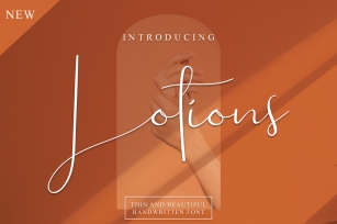 Lotions Font Download