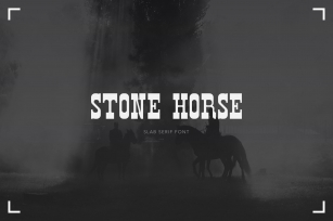 STONE HORSE_Vintage Slab Serif Font Download