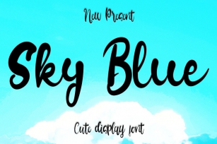Sky Blue Font Download