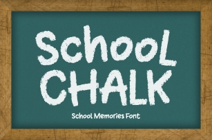 School Chalk Font Download