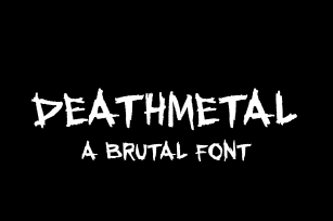 Deathmetal Font Download