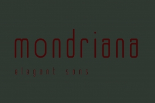 Mondriana Font Download