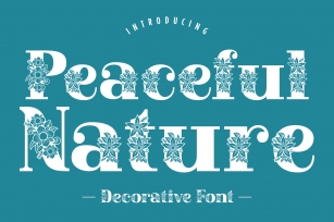 Peaceful Nature Font Download