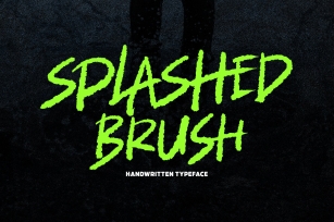 Splashed Brush Font Download