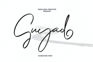 Guyad Signature Brush Font Font Download