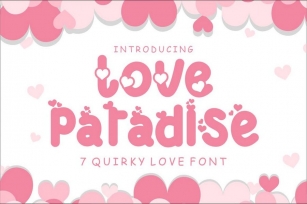 Love Paradise - 7 Quirky Love Font Font Download