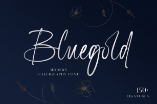 Bluegold Font Download