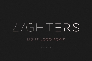 Lighters - Light Logo Font Font Download
