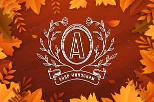 Auro Monogram Font Download