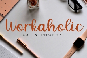 Workaholic  Font Download
