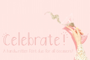 Celebrate! Hand Drawn Duo Font Download