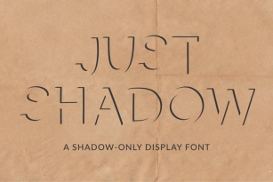Just Shadow Font Download