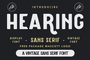 Hearing Font Download