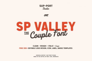 SP Valley Couple  Template Font Download