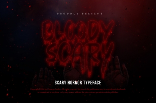 Bloody Scary Font Download