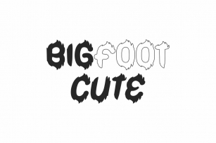 Bigfoot Cute Font Download