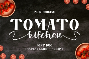 Tomato Kitchen Duo Font Download