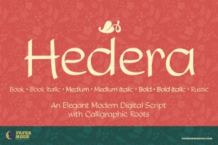 Hedera Family Font Download