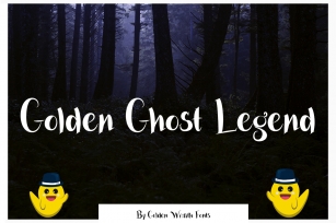 Golden Ghost Legend Font Download