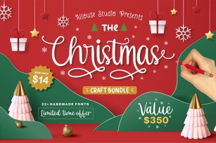 The Christmas Craft Bundle Vol.1 Font Download